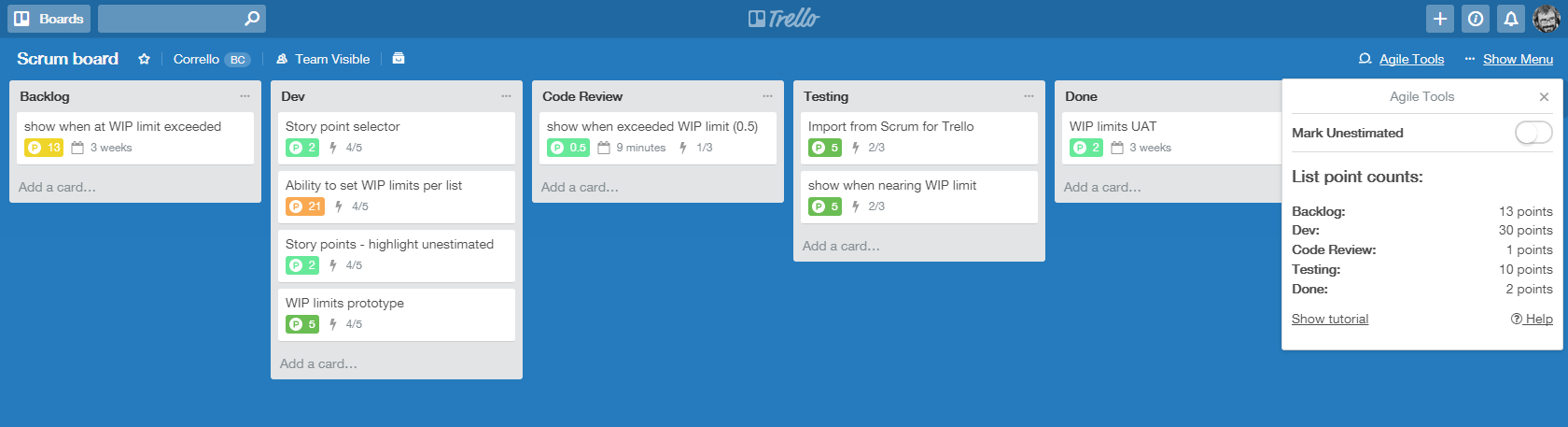 Burndown for Trello Power-Up