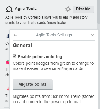 Importing data from Scrum for Trello